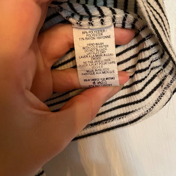 Striped Tie-Up Tank - Picture 3 of 4